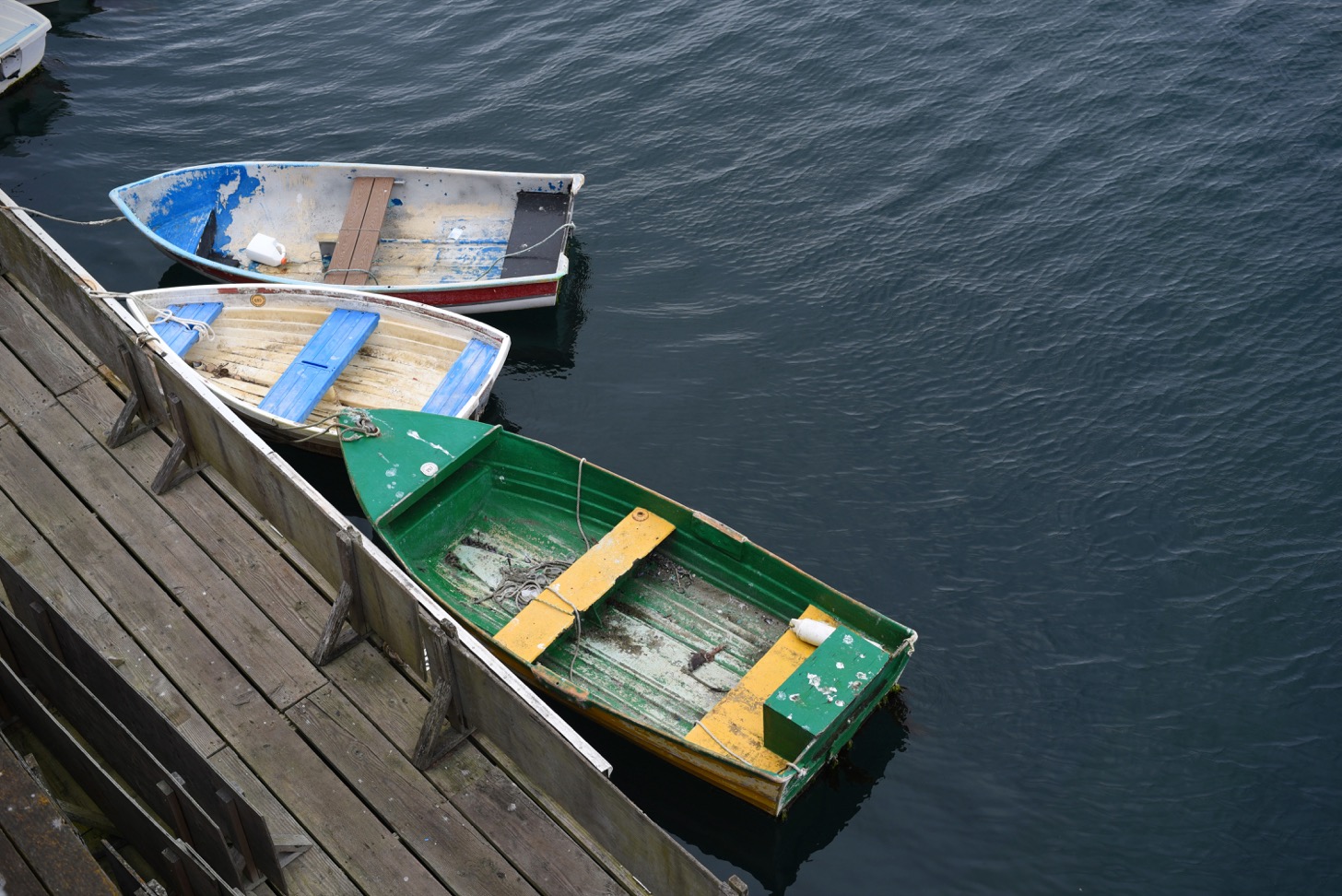 Boats at Fisherman's Wharf in Monterey Bay.