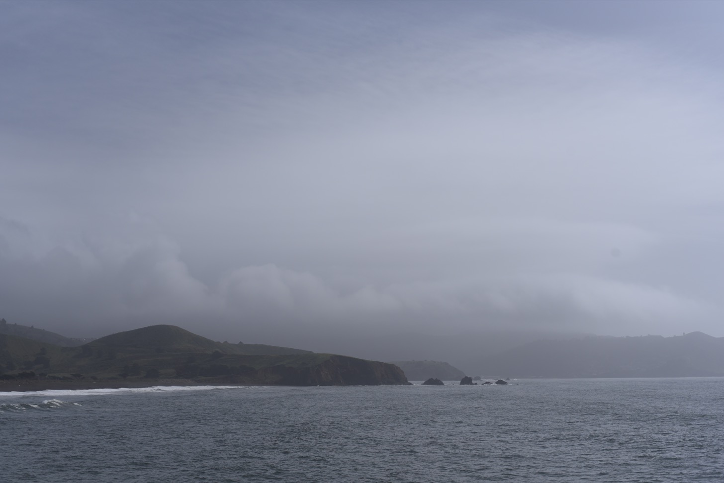 The coast near Pacifica, California.