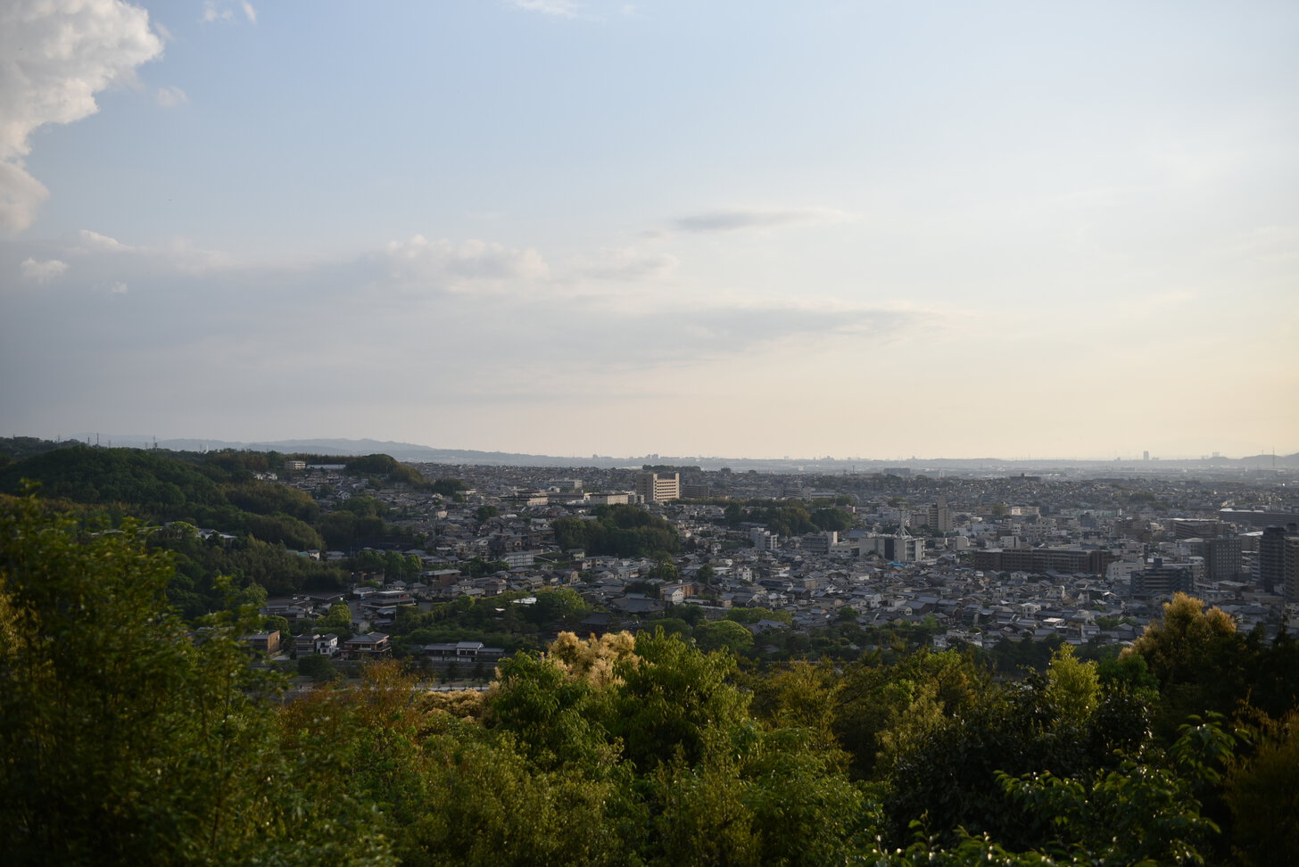 The view from Daikichiyama observation deck.