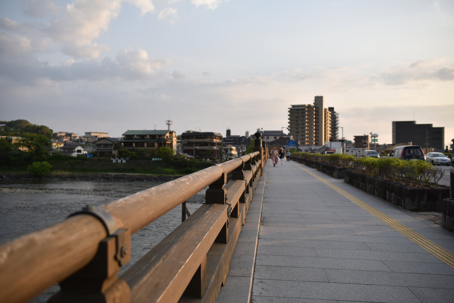 Uji-bashi bridge in Uji, Japan.